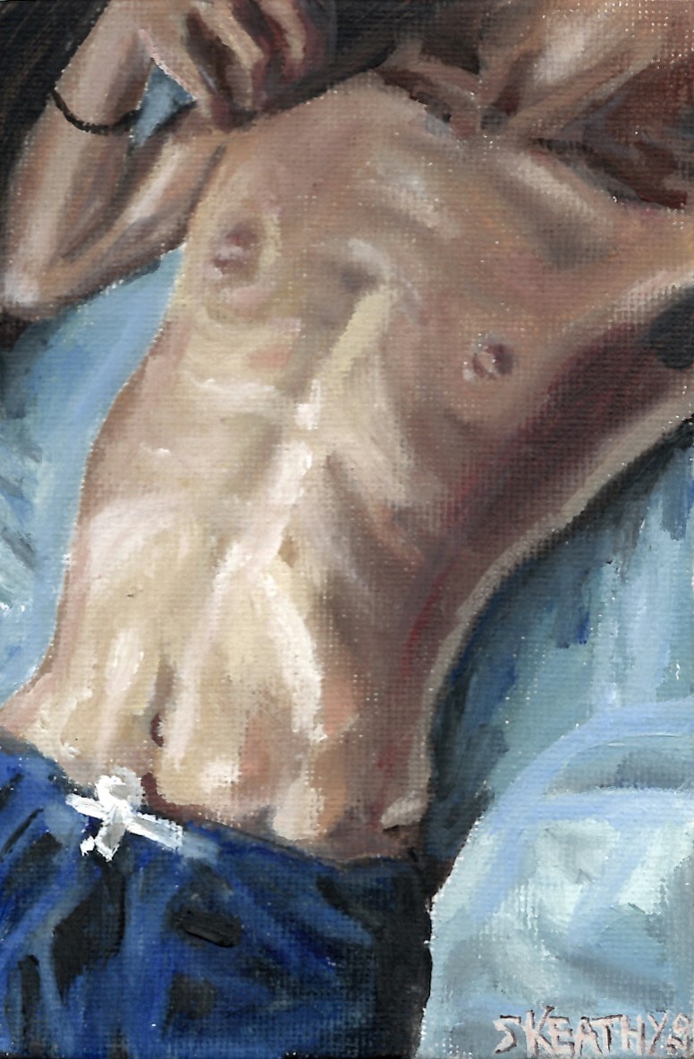Sucks to be my Dad, 2021. Oil on canvas.
