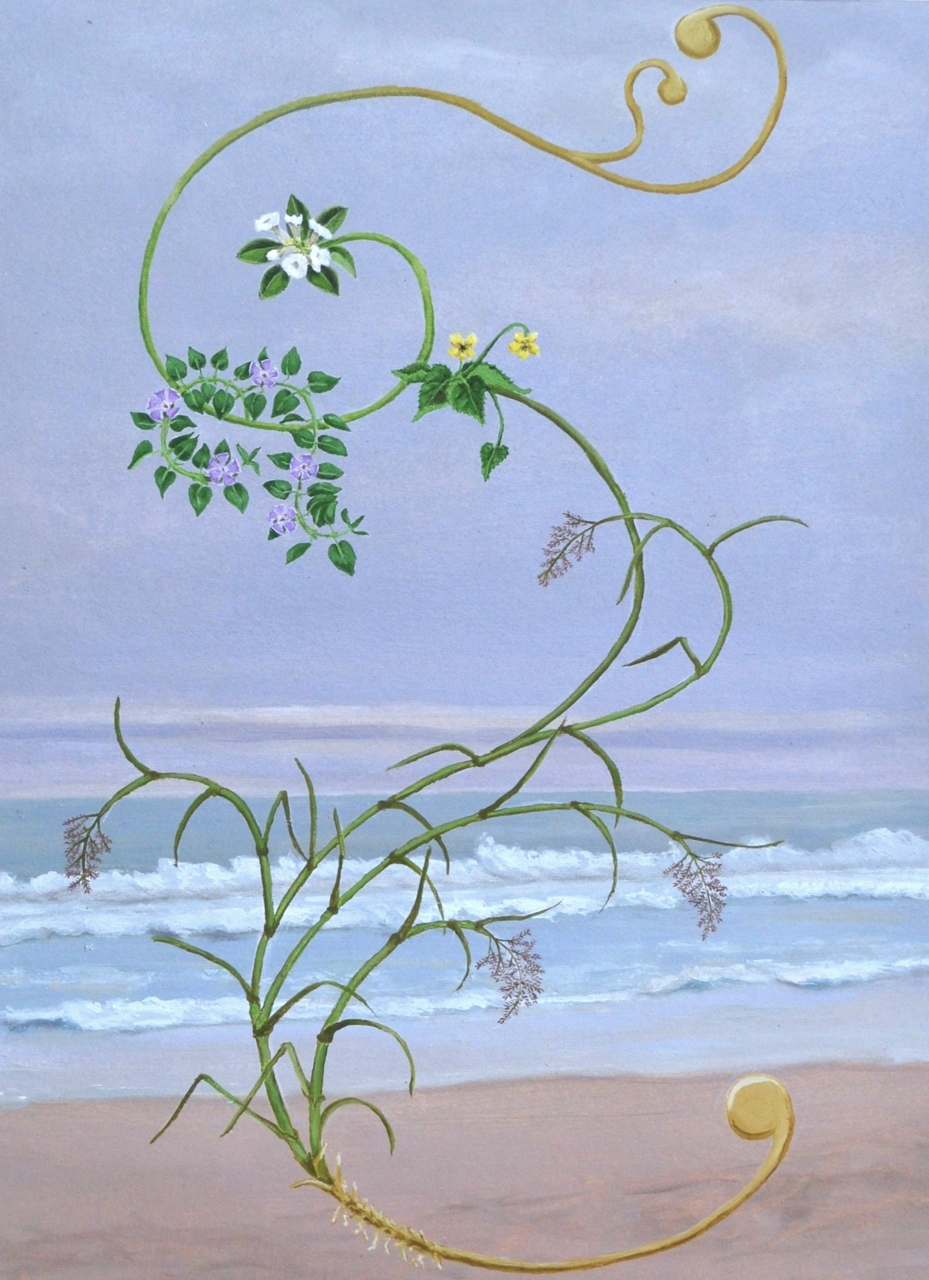 VB in April, 2025. Oil paint.